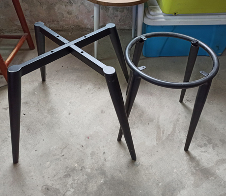 Pulverbeschichtete Silber-Innenräummöbel aus Metall